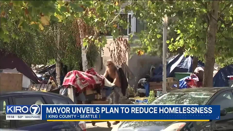 Seattle mayor unveils plan to reduce homelessness
