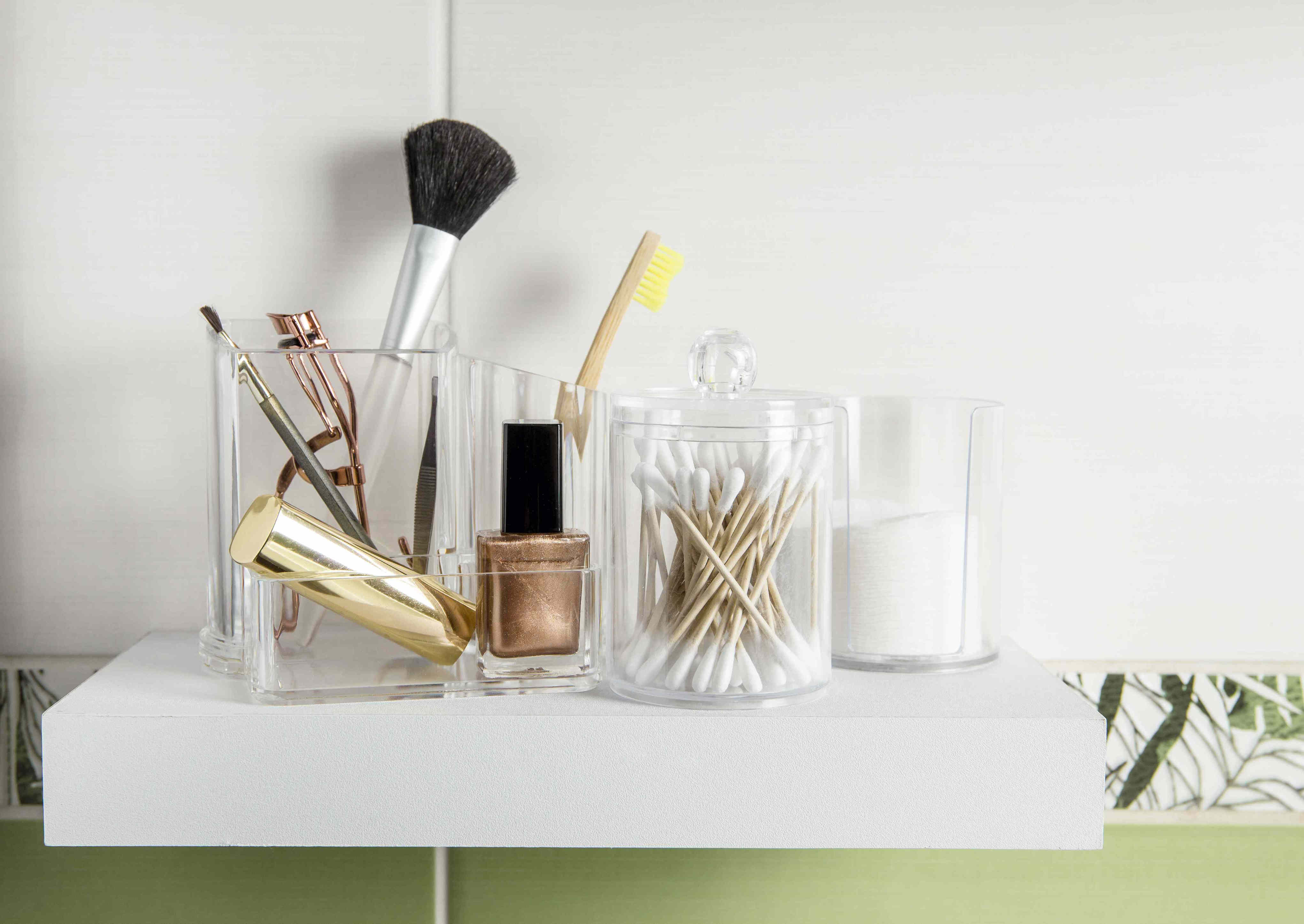 These space-saving beauty organizers keep even the messiest countertops ...