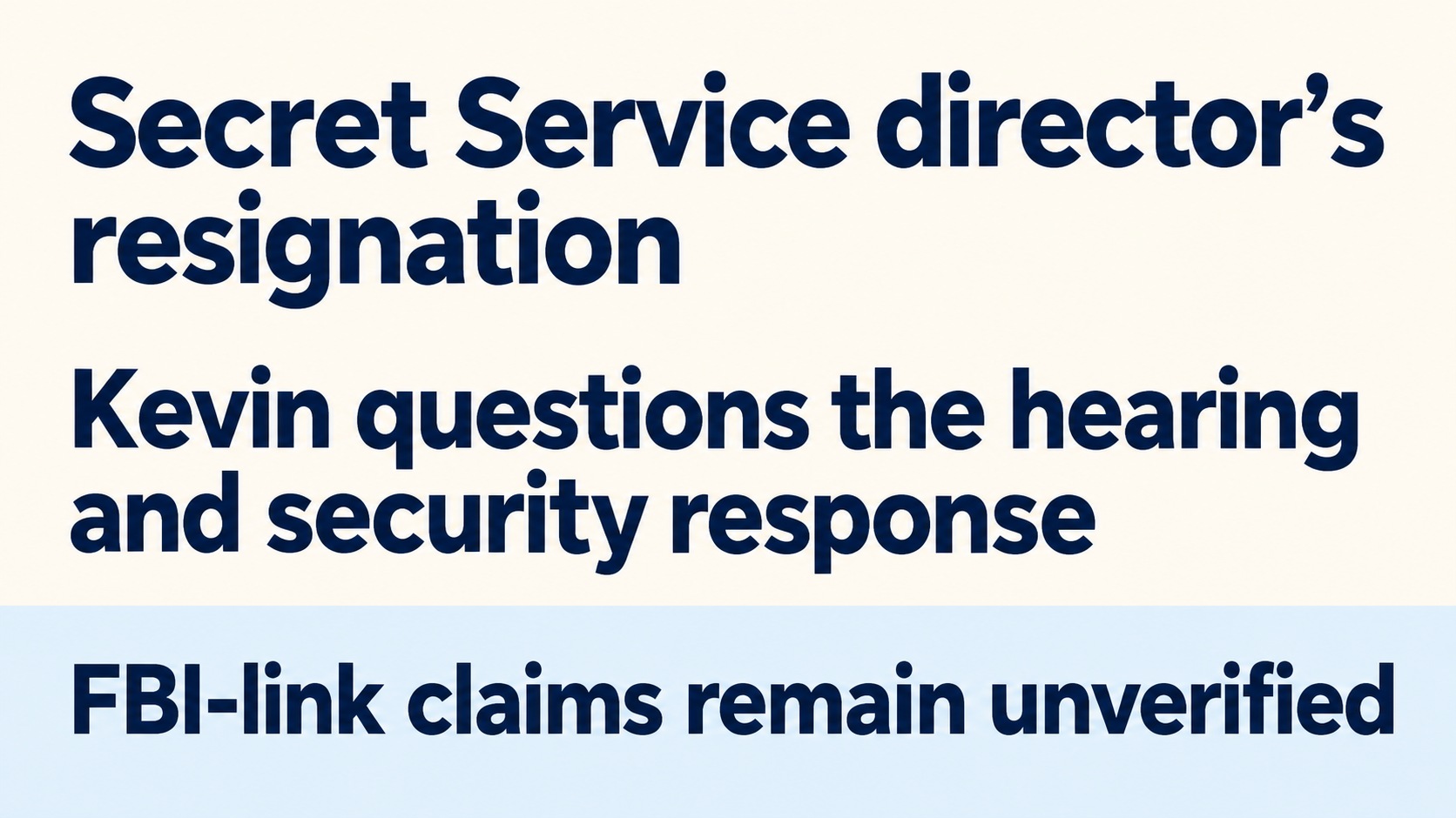 Secret Service director’s resignation: Kevin on the hearing and ...
