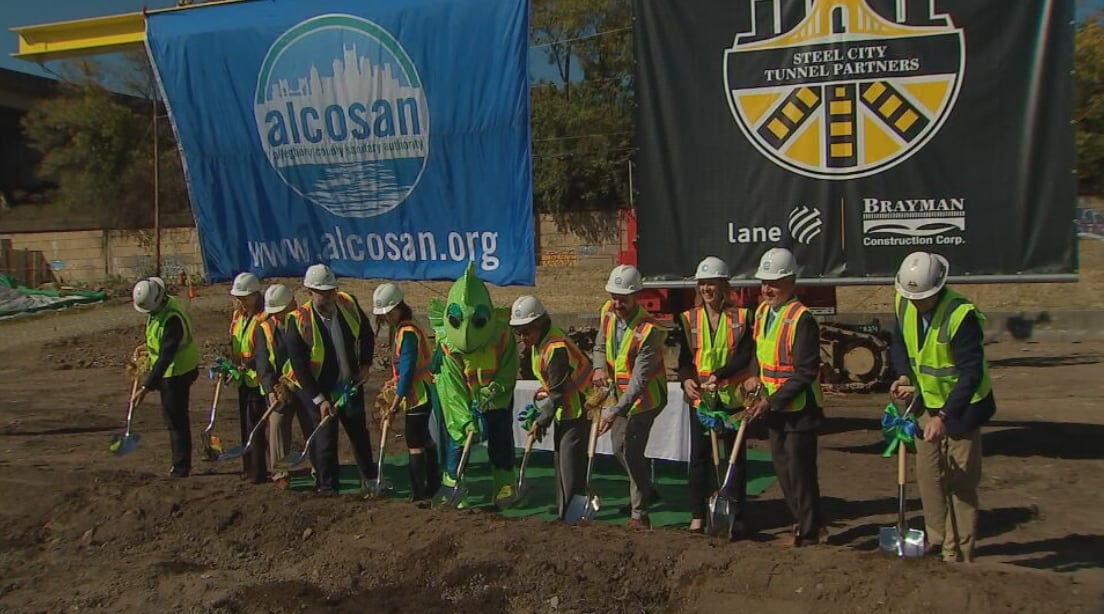 ALCOSAN breaks ground on 4.9-mile Ohio River tunnel project in Pittsburgh