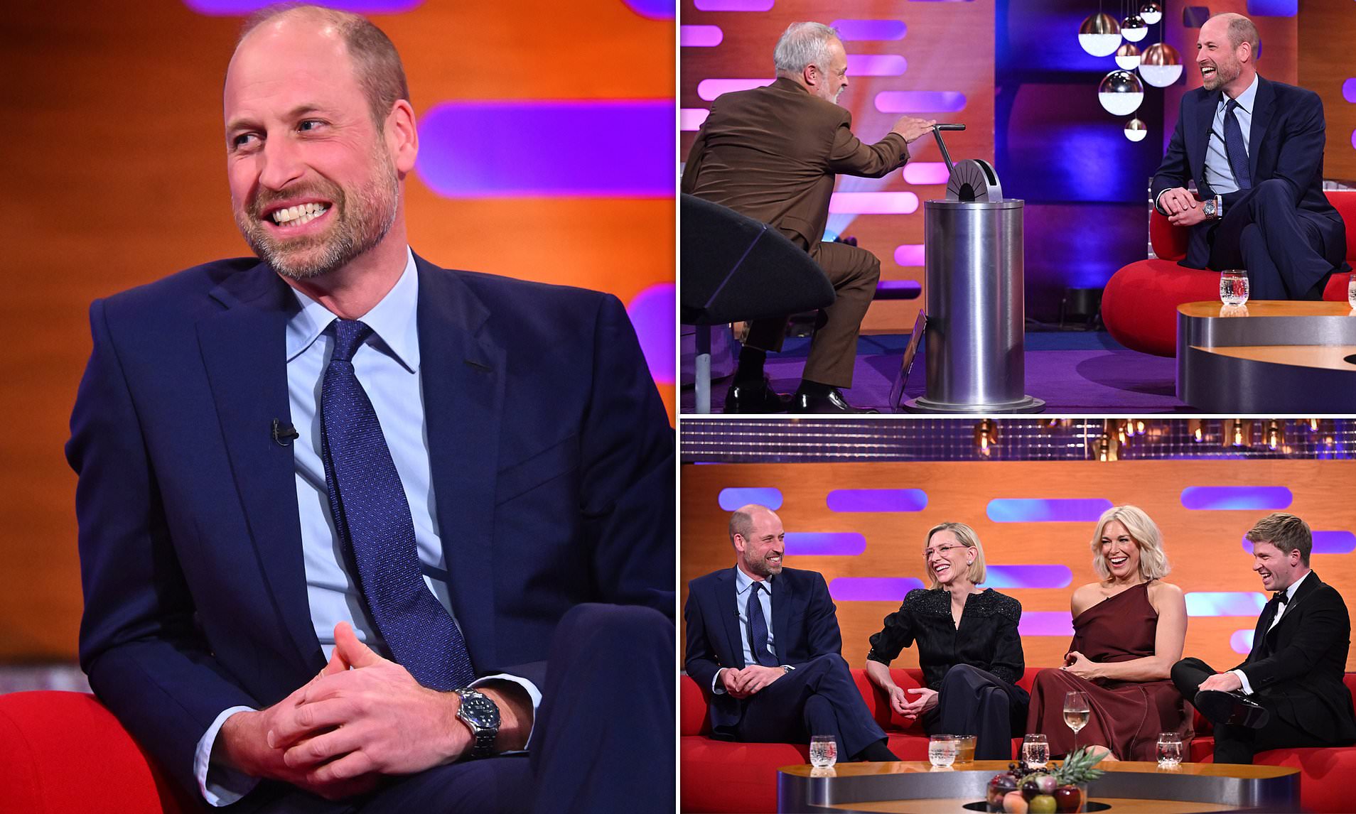 Prince William makes history as he takes a seat on the sofa for The ...