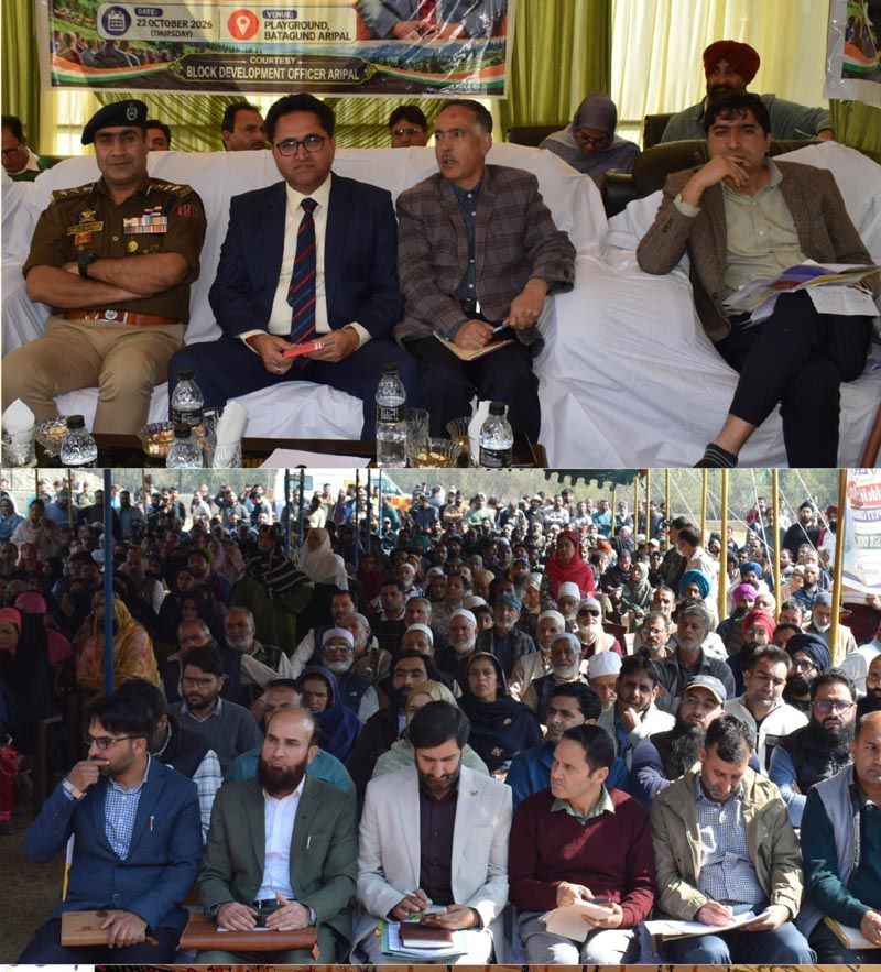 DDC holds public outreach-cum-grievance redressal camp at Batagund Tral