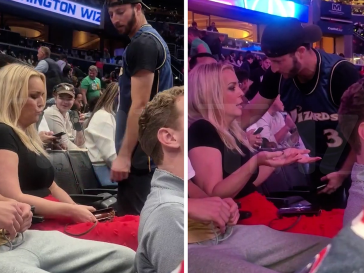 Britt McHenry faces angry crowd before drinks fly at NBA game, new ...