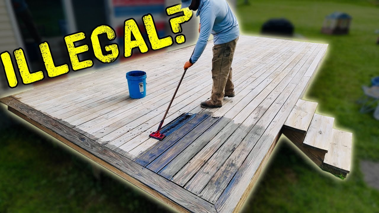 Long-lasting wood deck finish for better protection