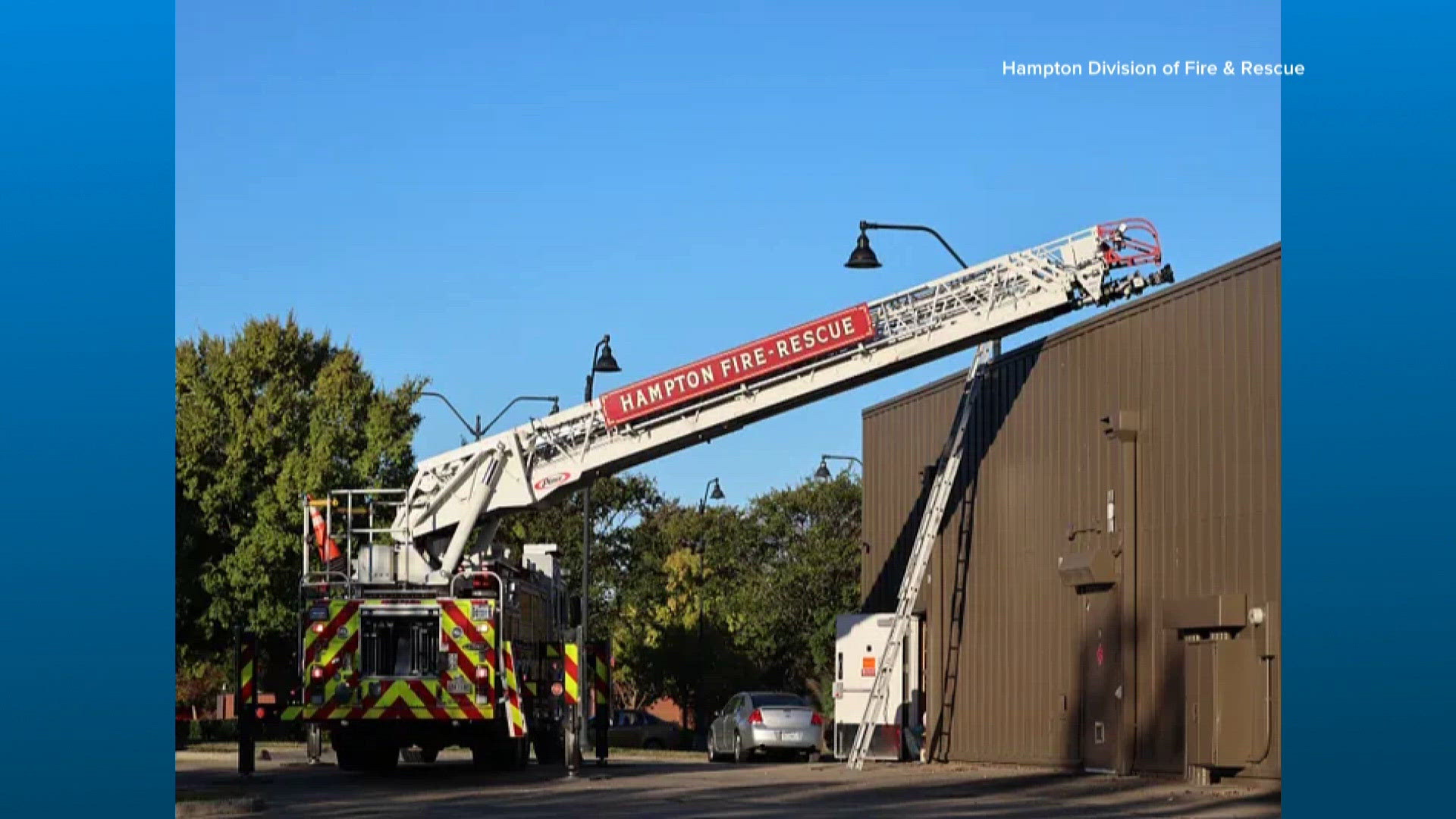 Fire at Hampton Cracker Barrel Thursday morning
