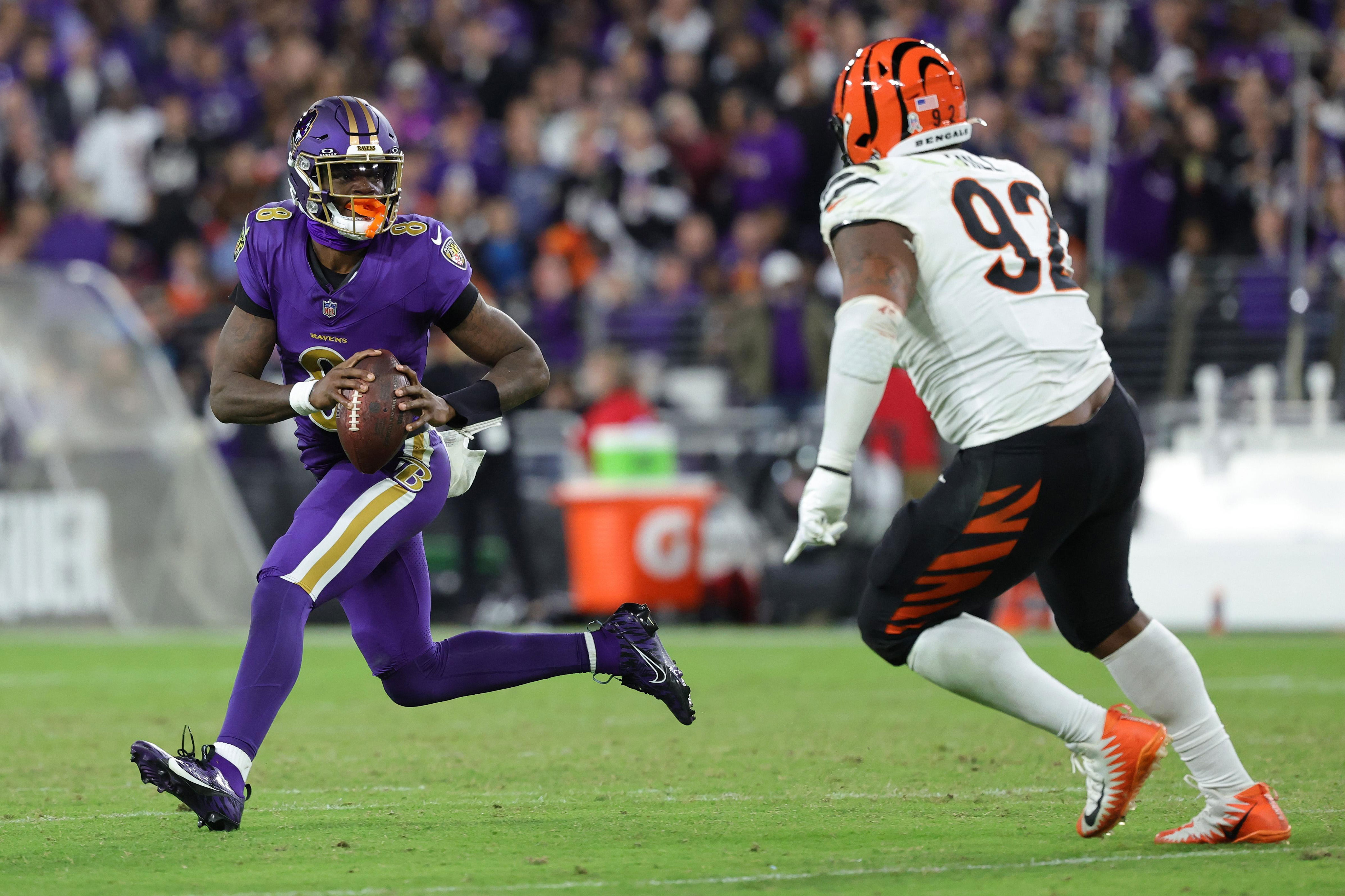 Bengals vs. Ravens injury report: Lamar Jackson limited again