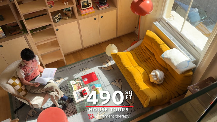 The 50s and 60s inspired this 485-square-foot London apartment's makeover