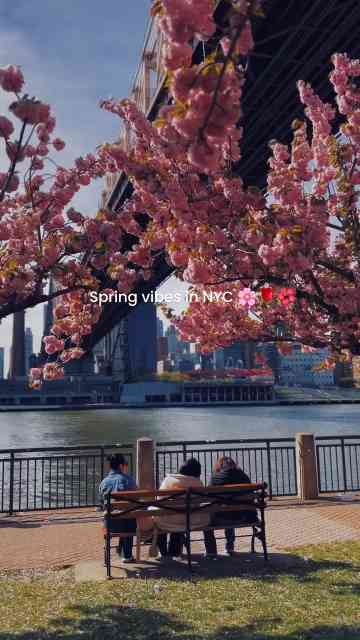 The beautiful side of New York City during springtime