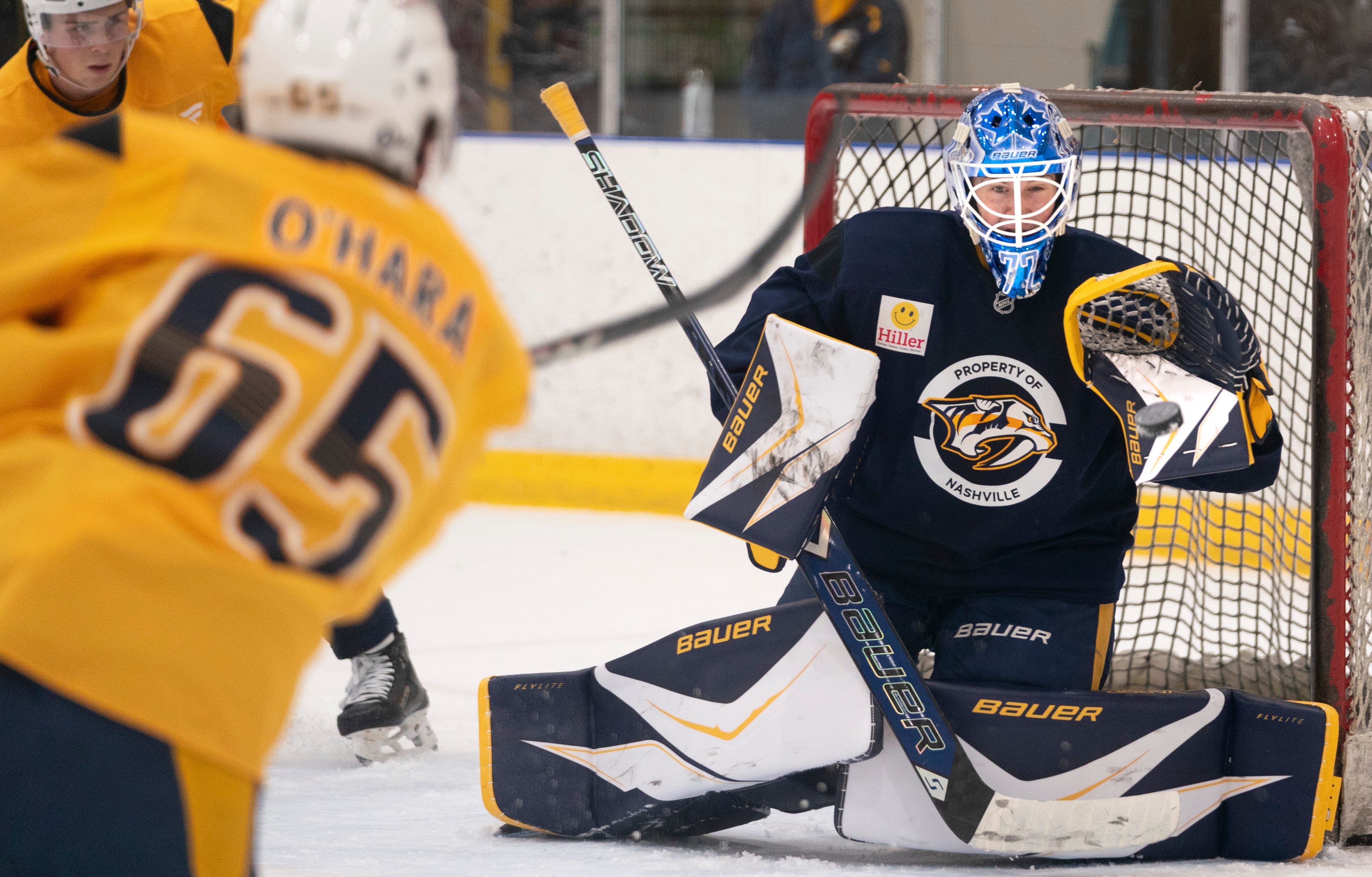 Watch (near) eye-popping save by Predators goalie prospect Jack Ivankovic