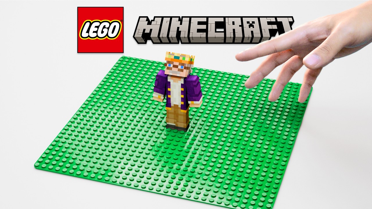 I tried Minecraft's new LEGO chicken mounts!🐔