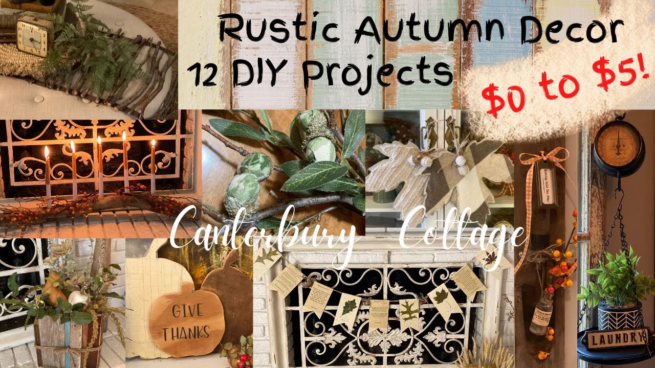 12 rustic autumn DIY decor ideas for under $5