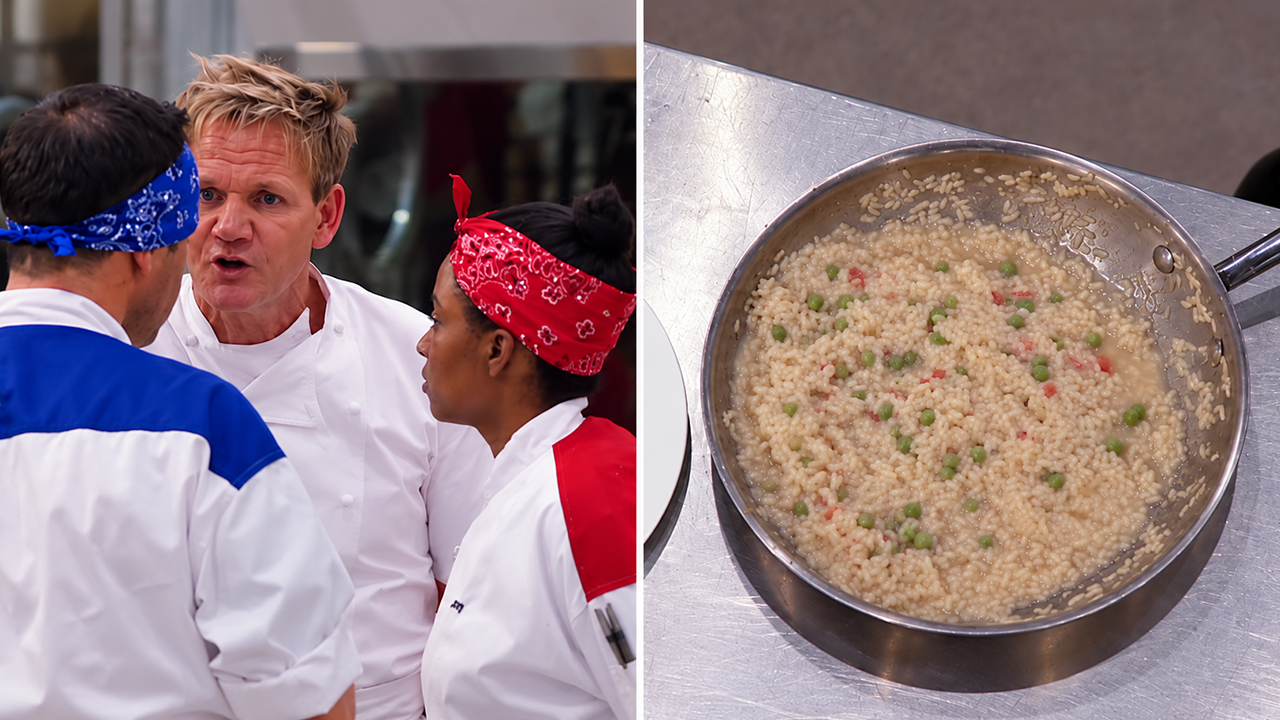 Both teams impress Chef Ramsay with their risotto