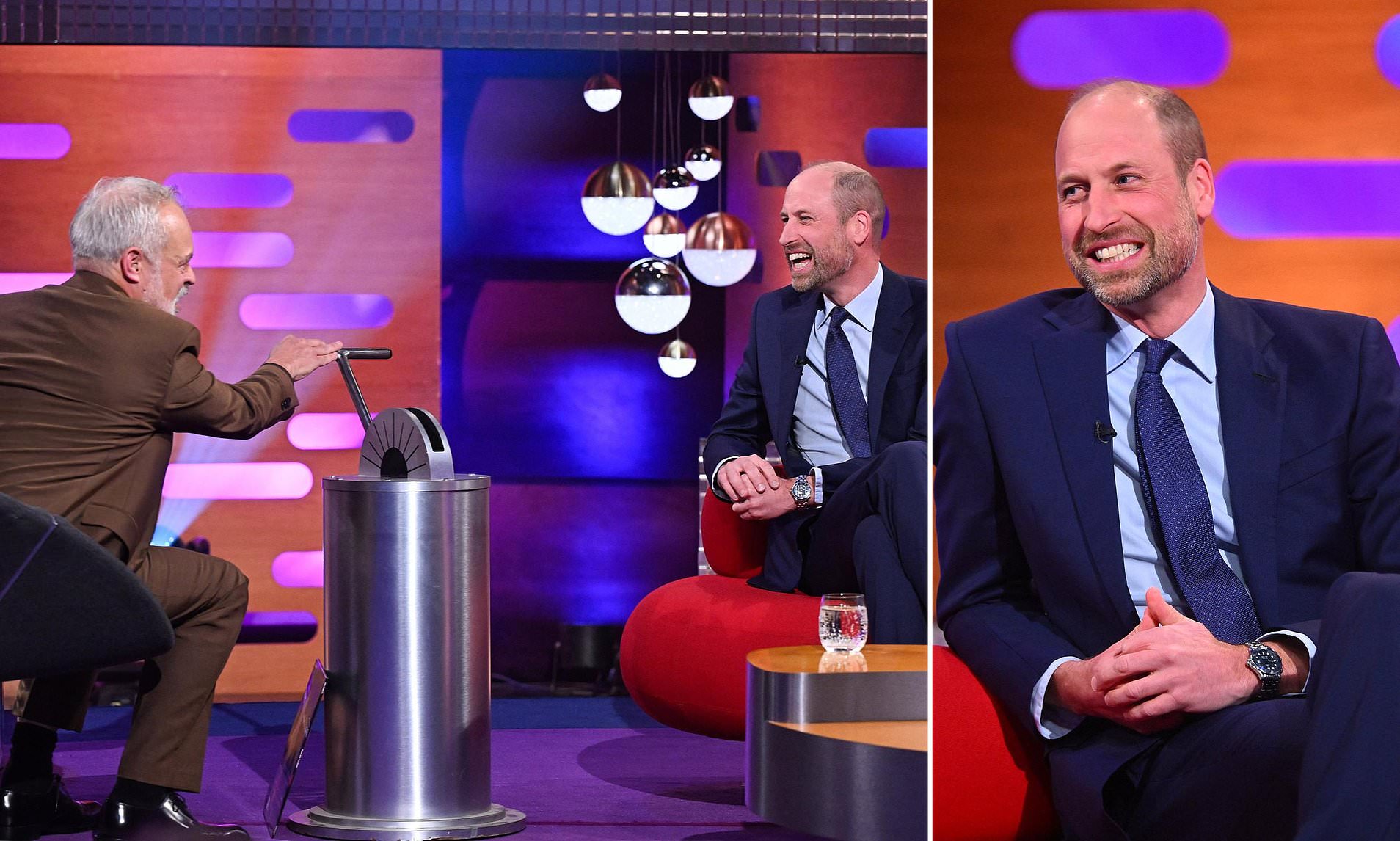 Prince William makes history as he takes a seat on the sofa for The ...
