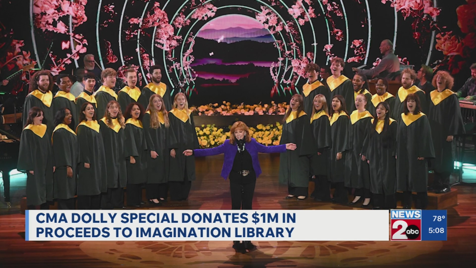 $1M donated to Dolly Parton's Imagination Library following CMA special