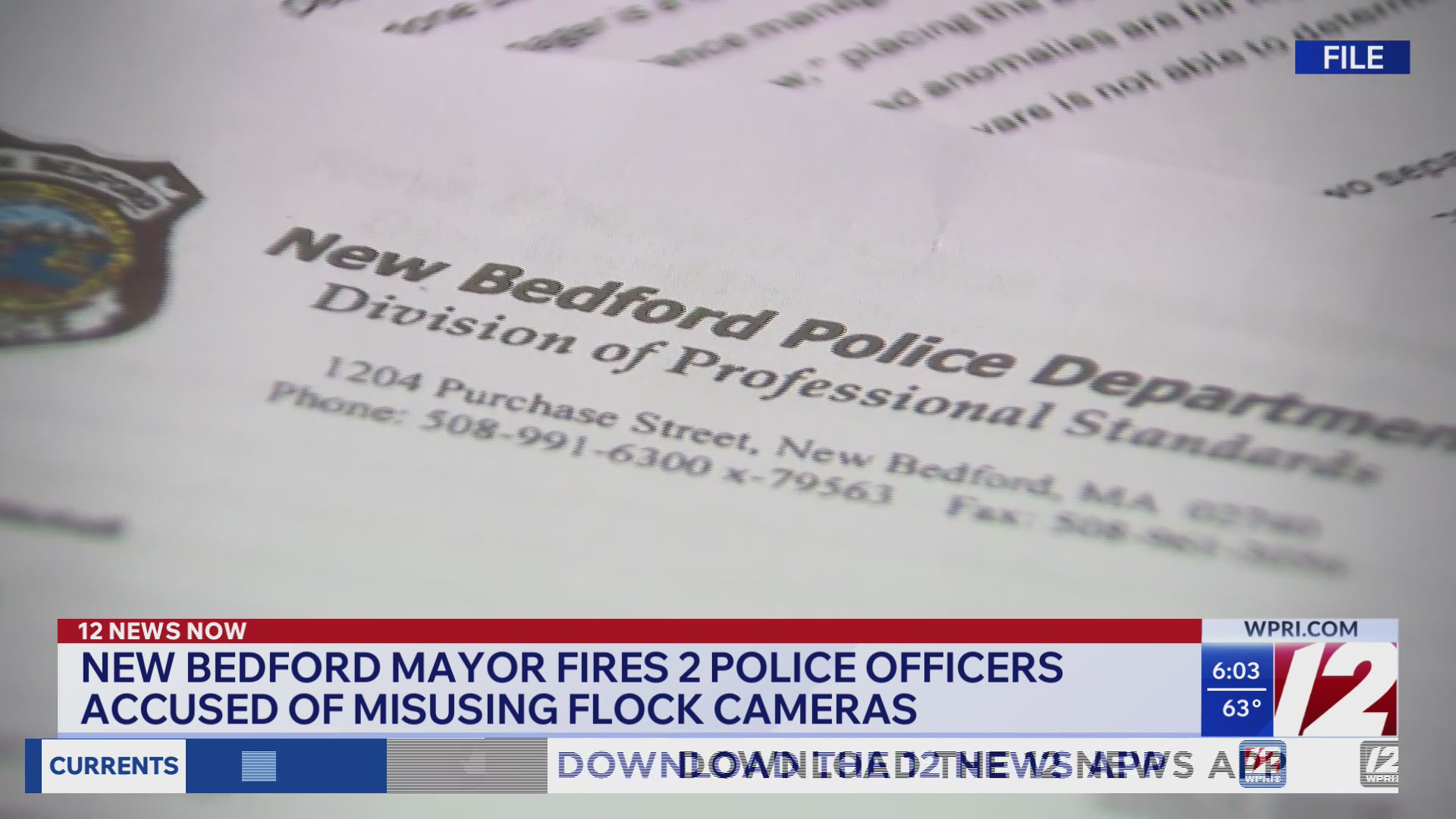New Bedford fires 2 police officers over Flock abuse