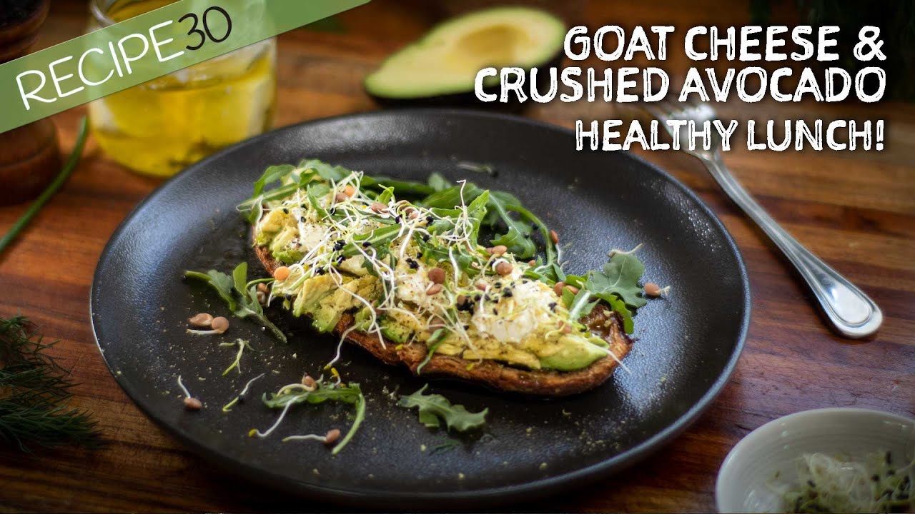 Trying smashed avocado with goat cheese on charred toast will change ...