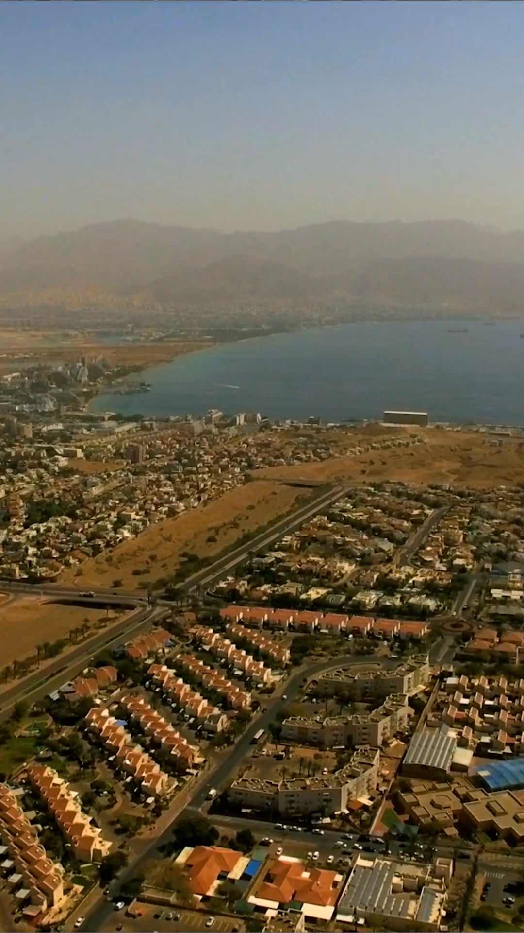 Eilat: Drönare avslöjar israelisk hamn och stad vid Röda havet