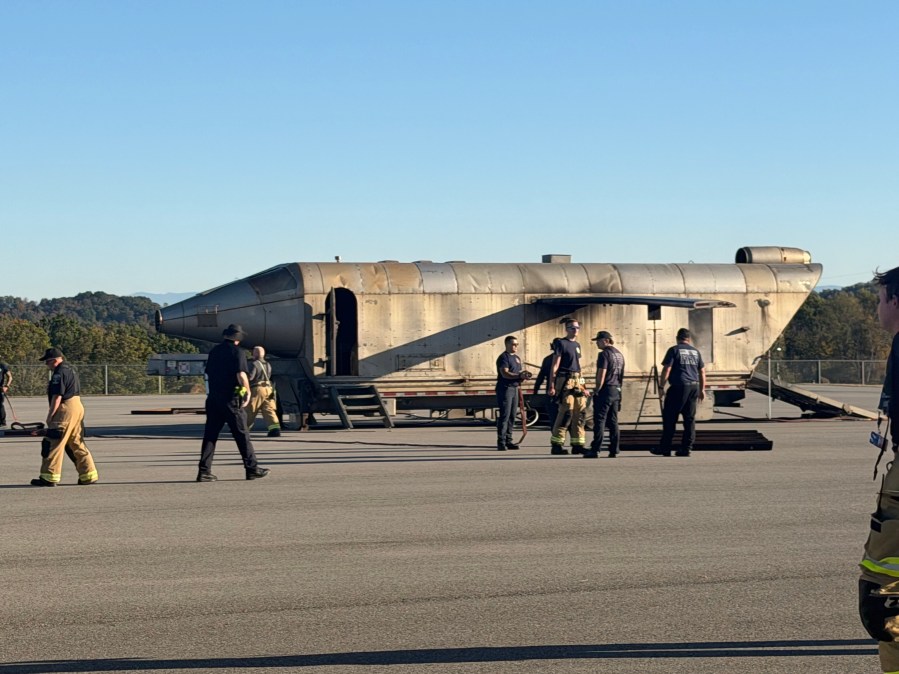 TRI conducts first day of live burn training, continues Friday