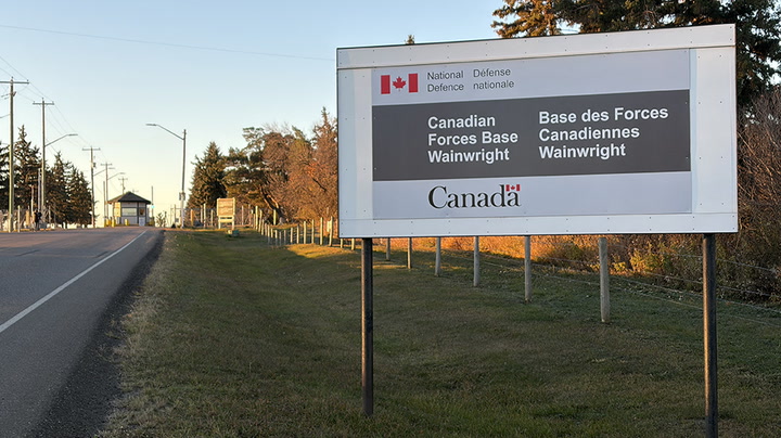 CFB Wainwright fire began on grenade range