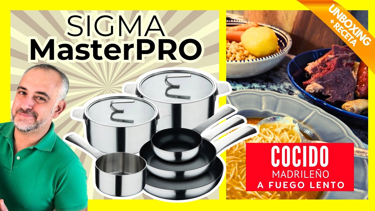 👨‍🍳 Nunca has visto un cocido madrileño así - sartenes SIGMA MasterPRO ...