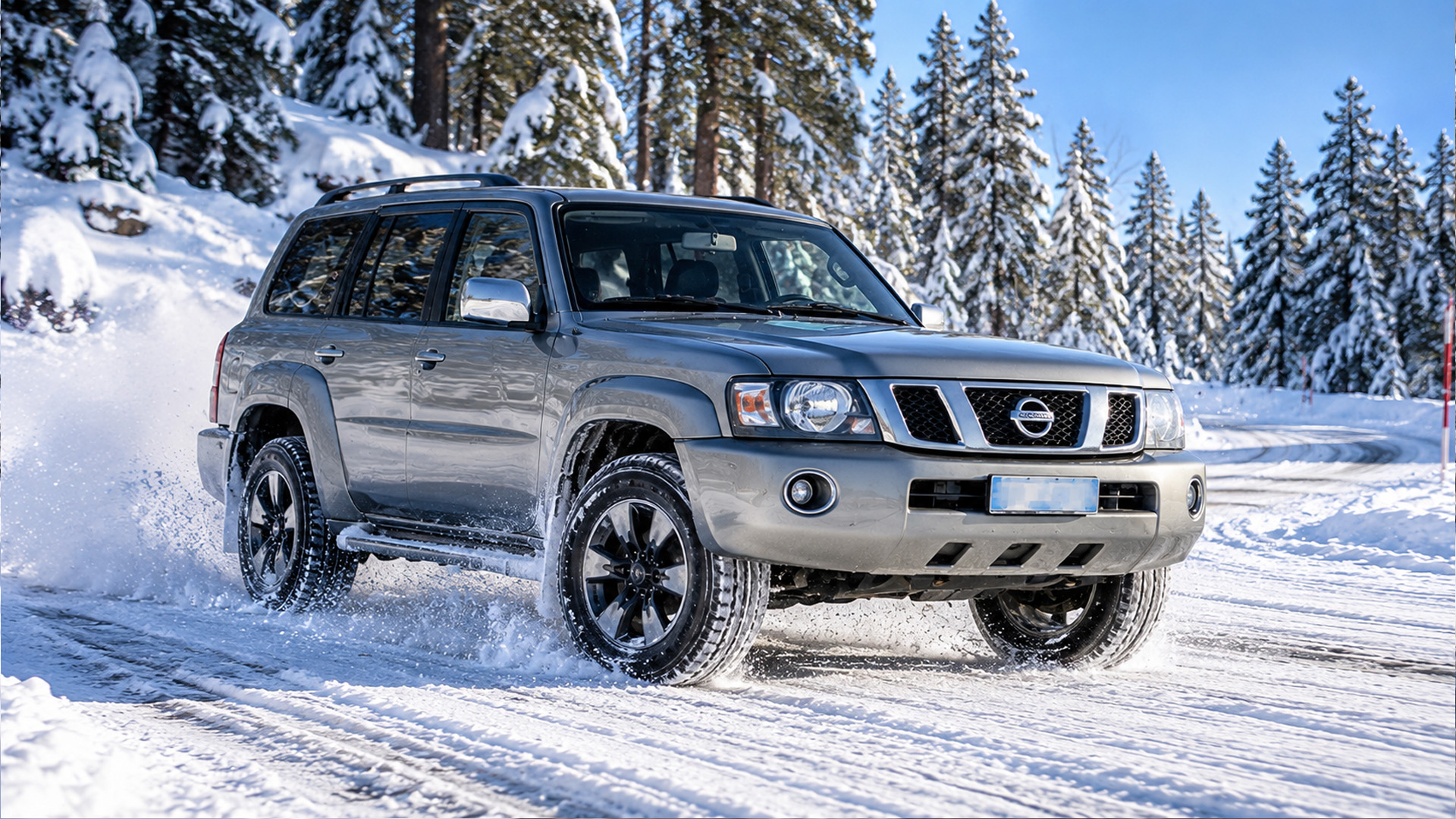 How does a desert built Nissan Patrol perform on Austrian snow?