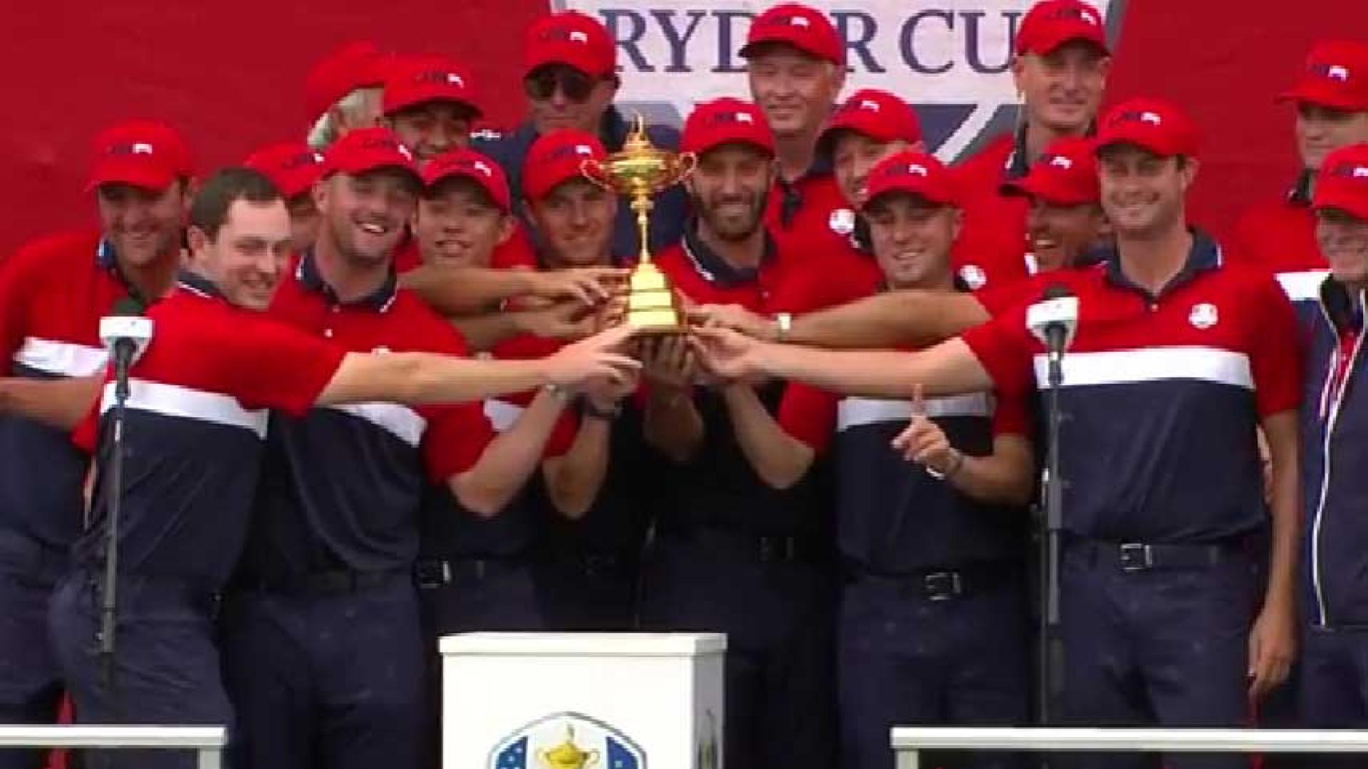 Ryder, generational shift coming for the USA