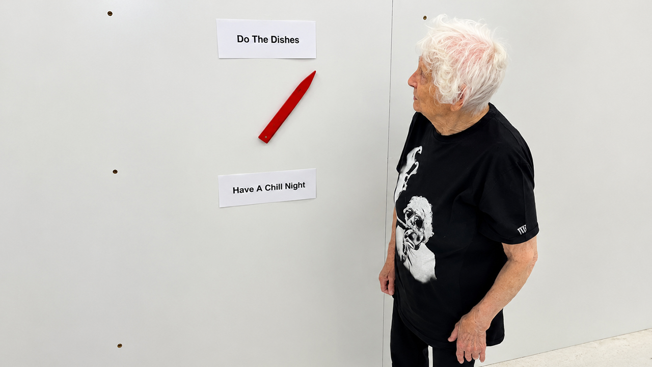 Granny lets a wheel decide her night and regrets it