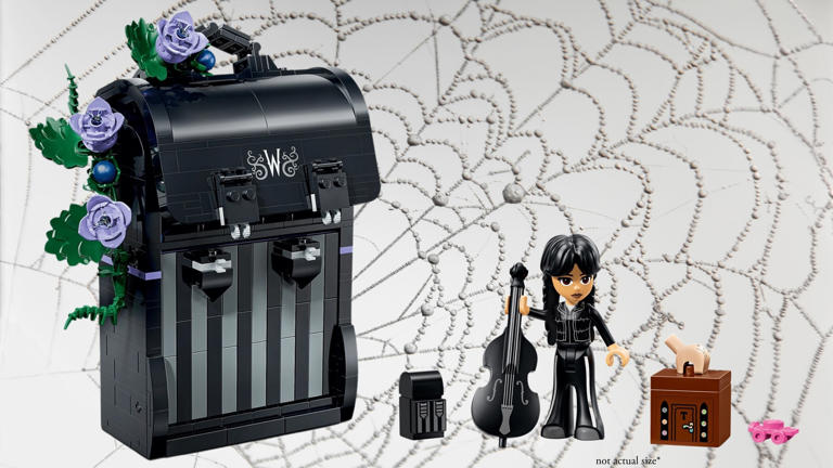 Lego launches new Wednesday Addams backpack building set