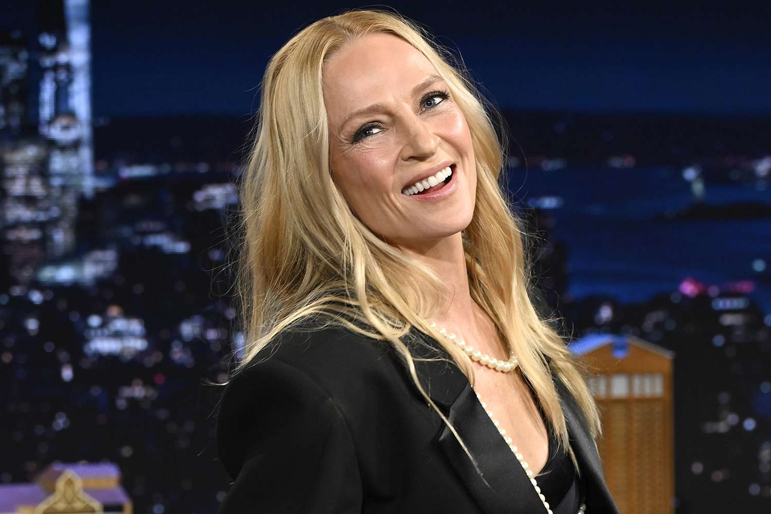 Uma Thurman blames 'Red High Heel Shoes' for causing her 'first brush ...