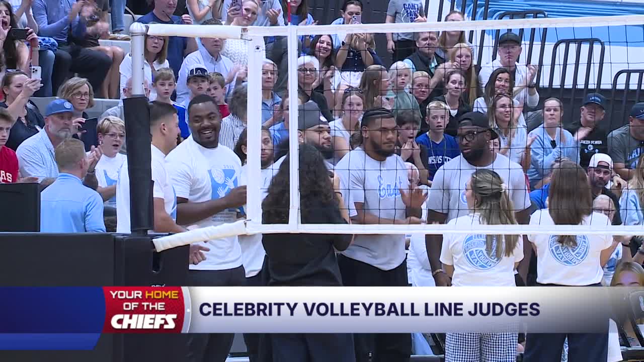 Chris Jones, George Karlaftis take on different kind of 'line' duty