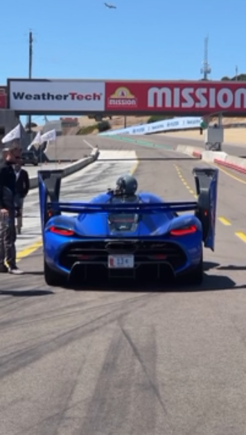 New lap record with an incredible 1 minute 24.86 second run