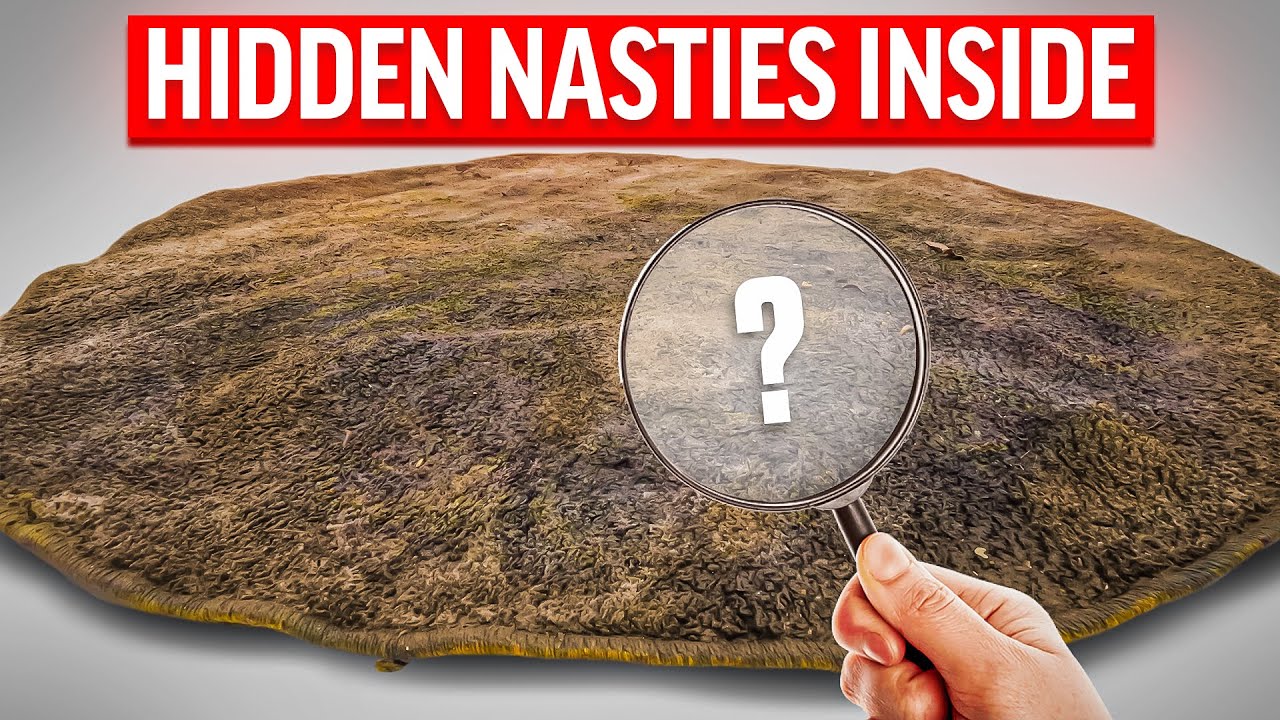 There's something disturbing hidden in this cute children's rug!