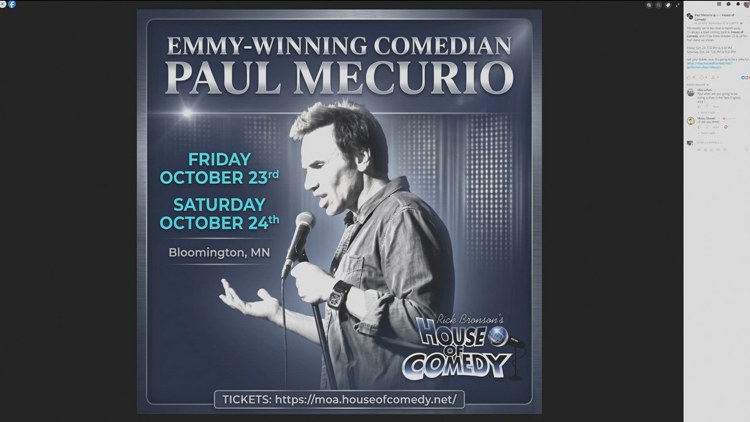 Comedian Paul Mecurio to stop by MOA for multiple shows