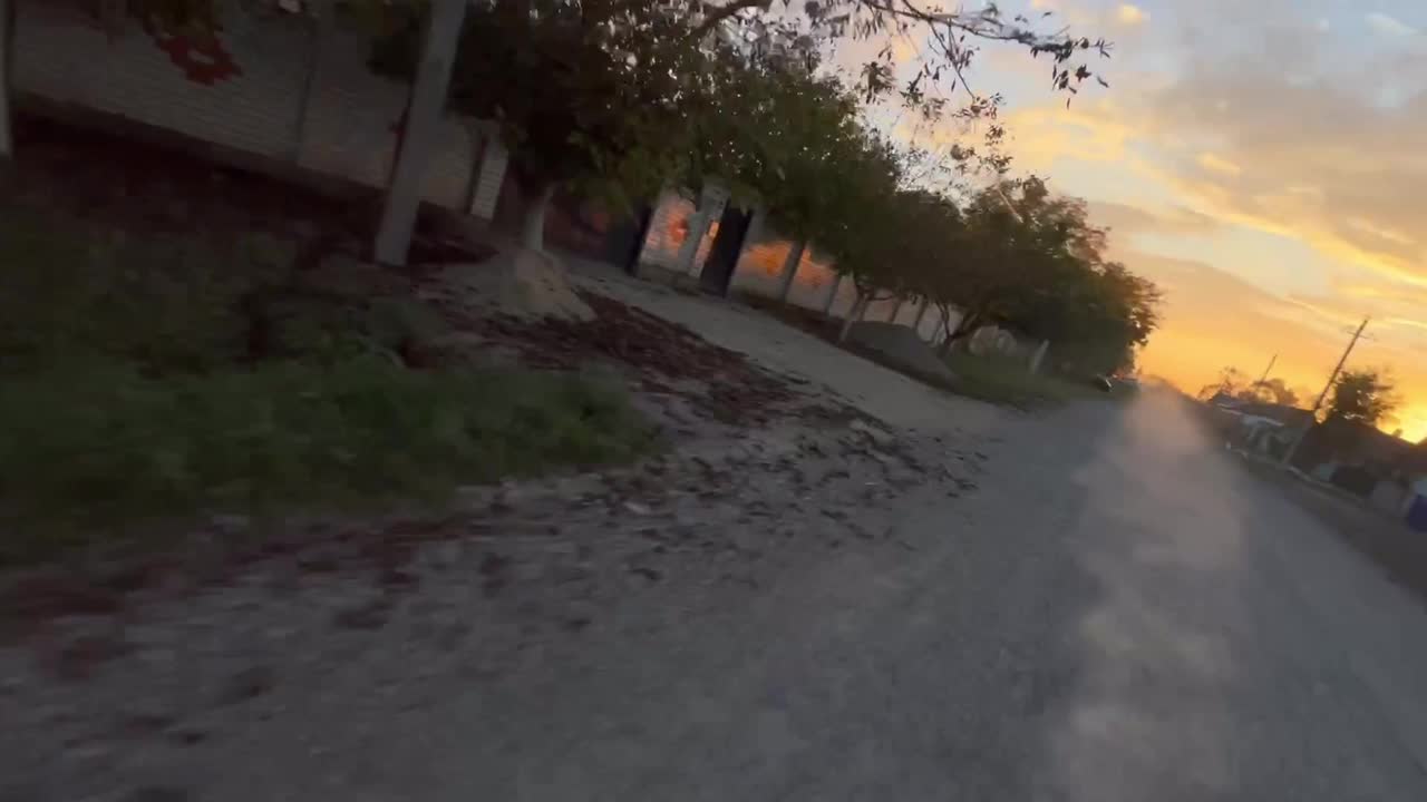 Rider falls off bike after colliding with a sheep on a rural road in ...