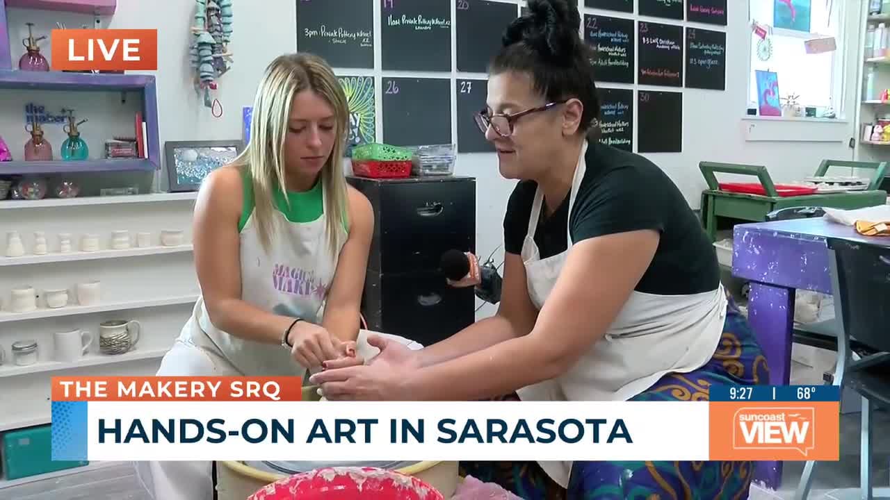The Makery SRQ offers hands-on art classes, parties and homeschool programs