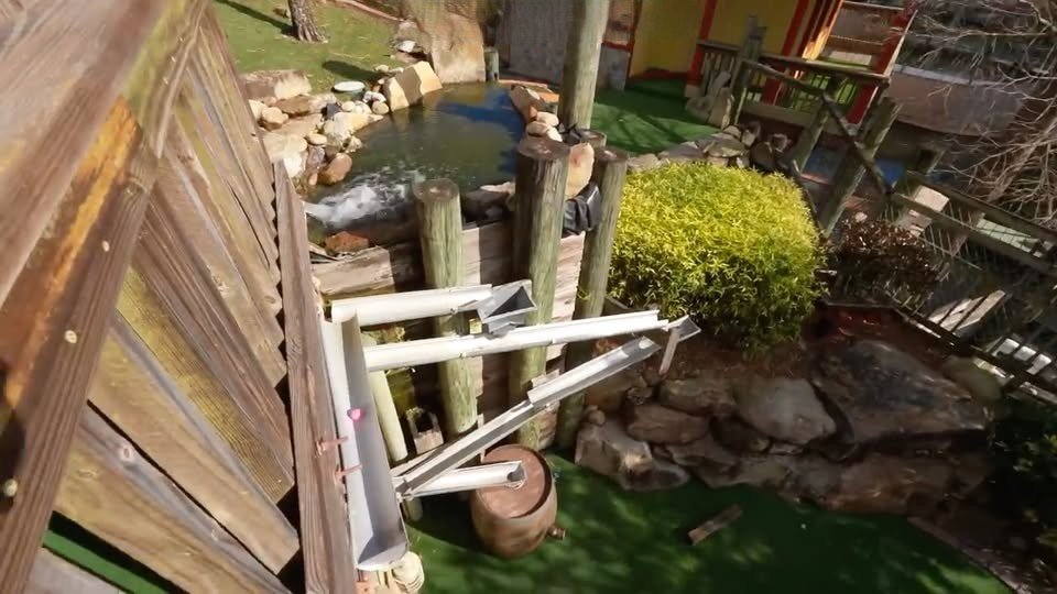 Mega mini golf match at a unique course