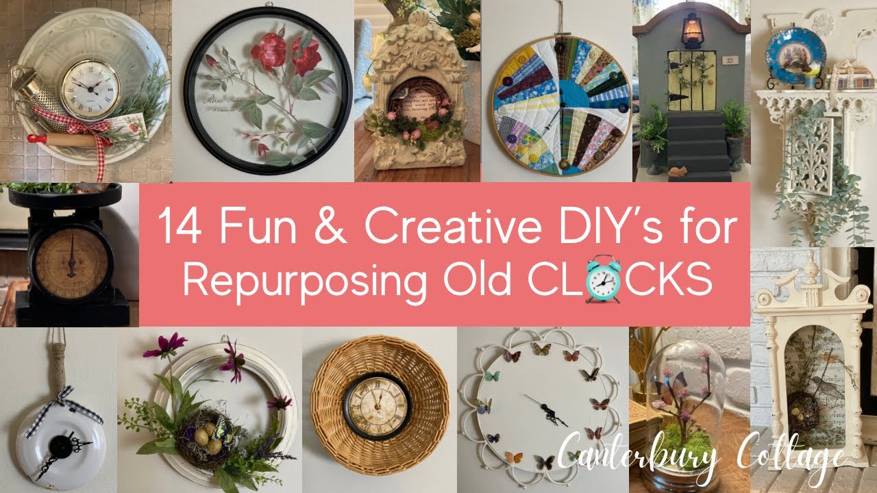 Transform old clocks with these 14 DIY projects