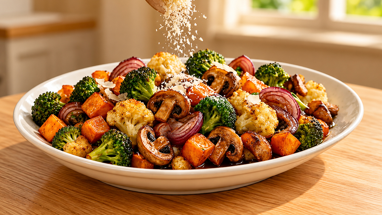 Hidden umami paste fixes bland roasted vegetables