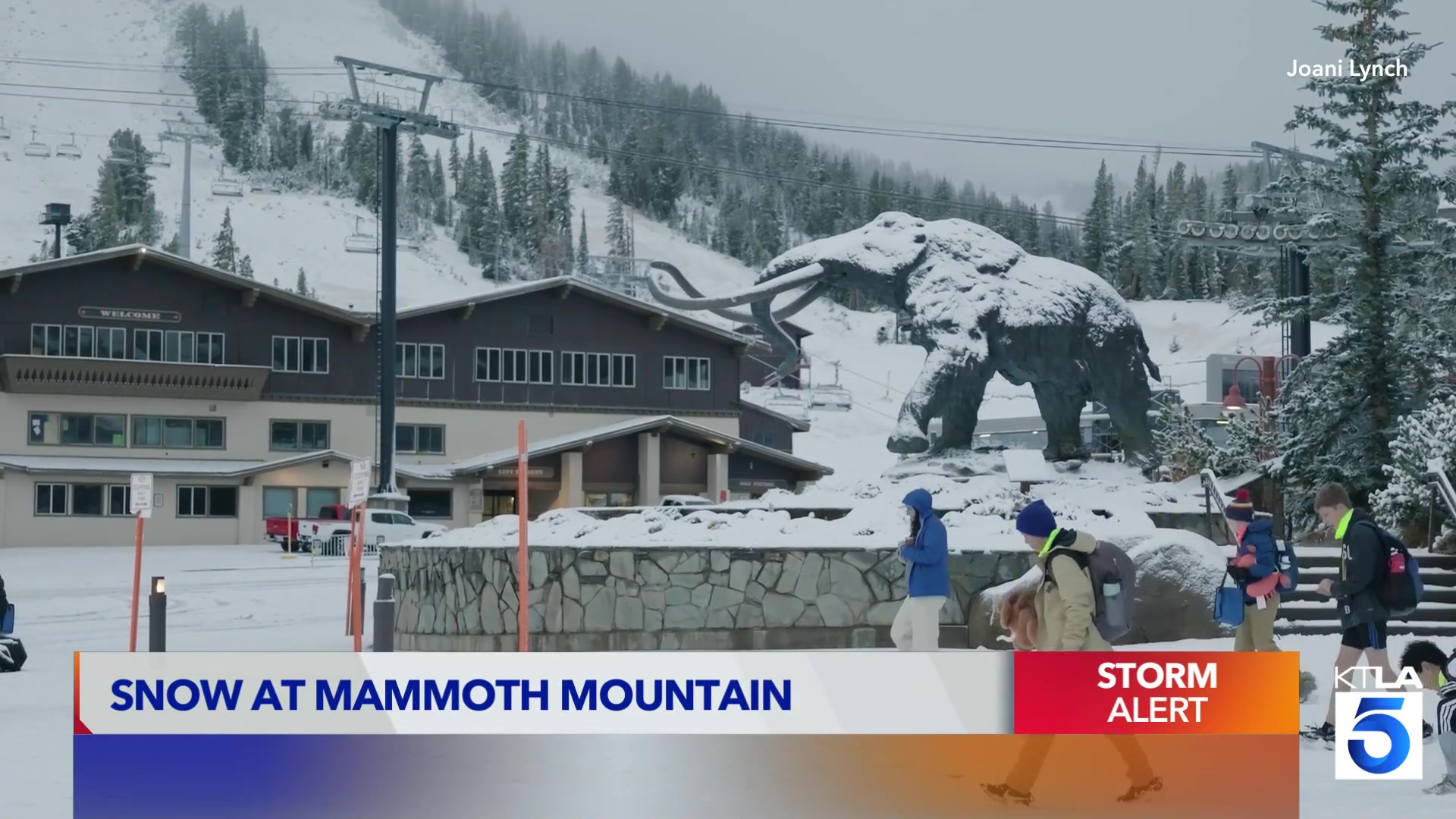 Storm dumps up to 6 inches of snow at Mammoth Mountain