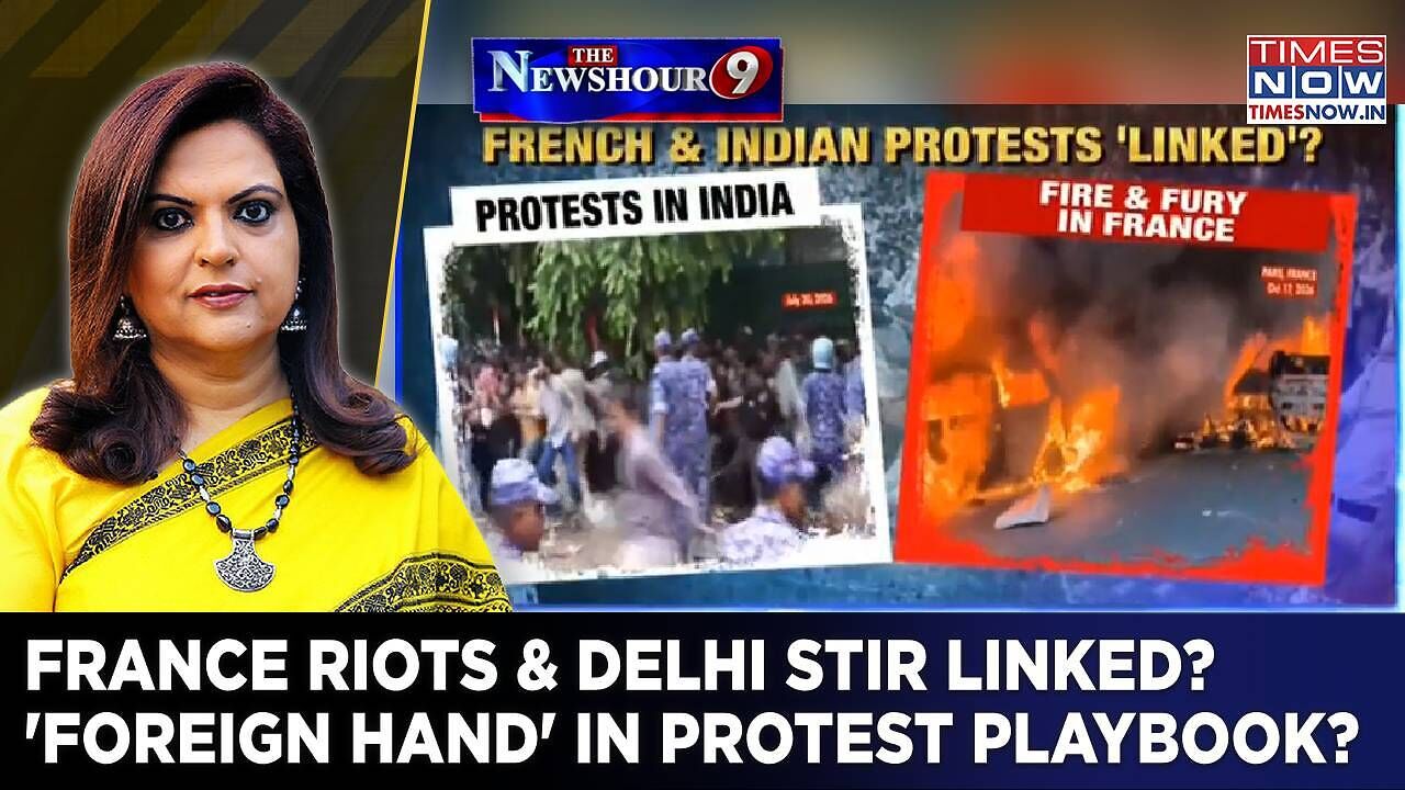 Report flags 'Paris-Delhi stir web' | 'Foreign hand' in protest ...