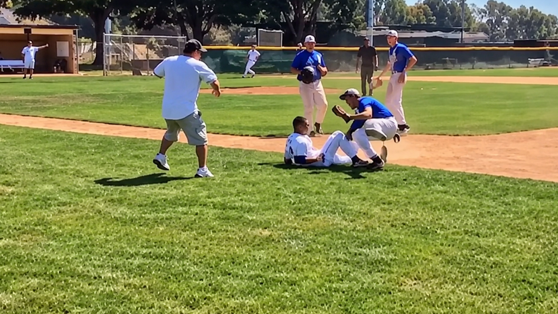 Disastrous base running attempts caught on camera