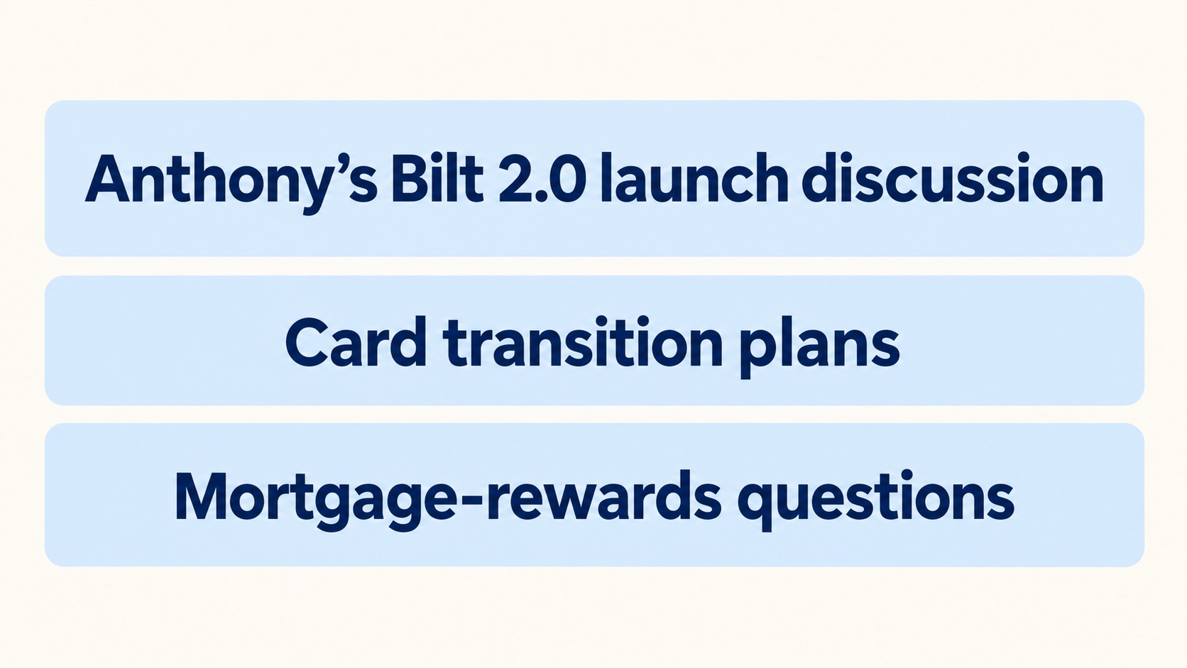 Anthony’s Bilt 2.0 launch discussion: Card transition plans and ...