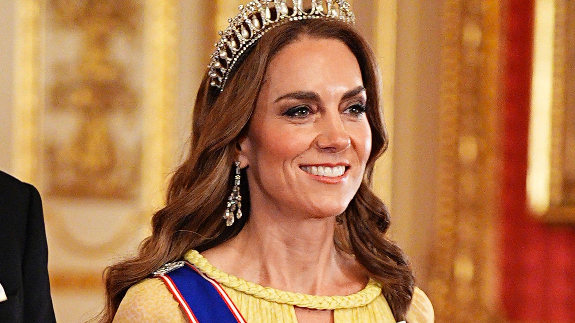 How Princess Kate transformed sheer runway couture into powerful state banquet glamour