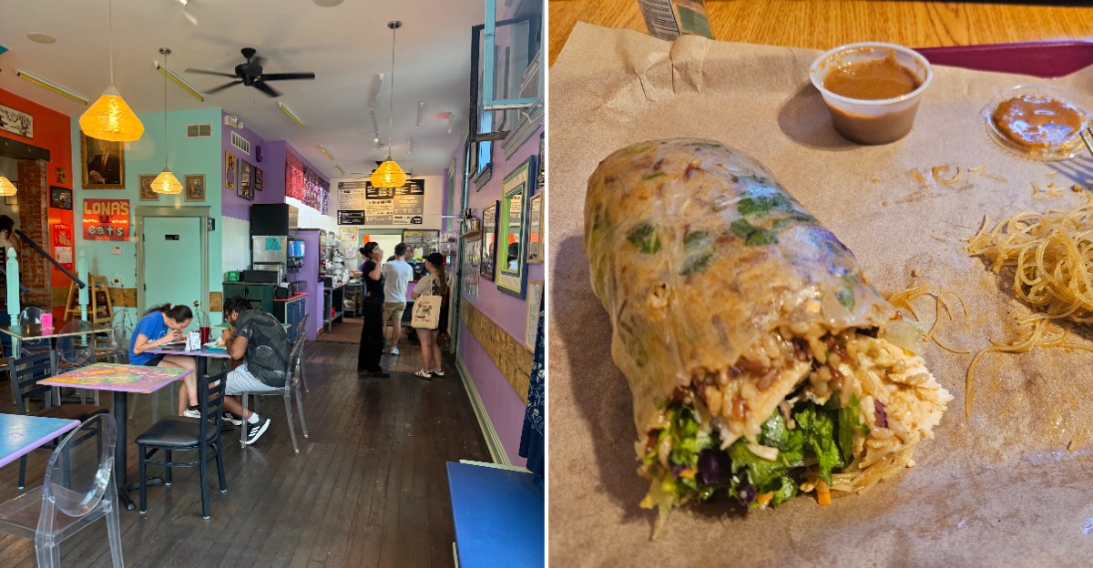 Giant rice-paper wraps turn lunch into a two-handed affair at this ...