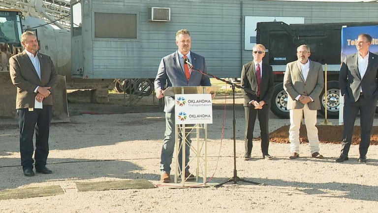 State leaders break ground on Toby Keith Expressway interchange project