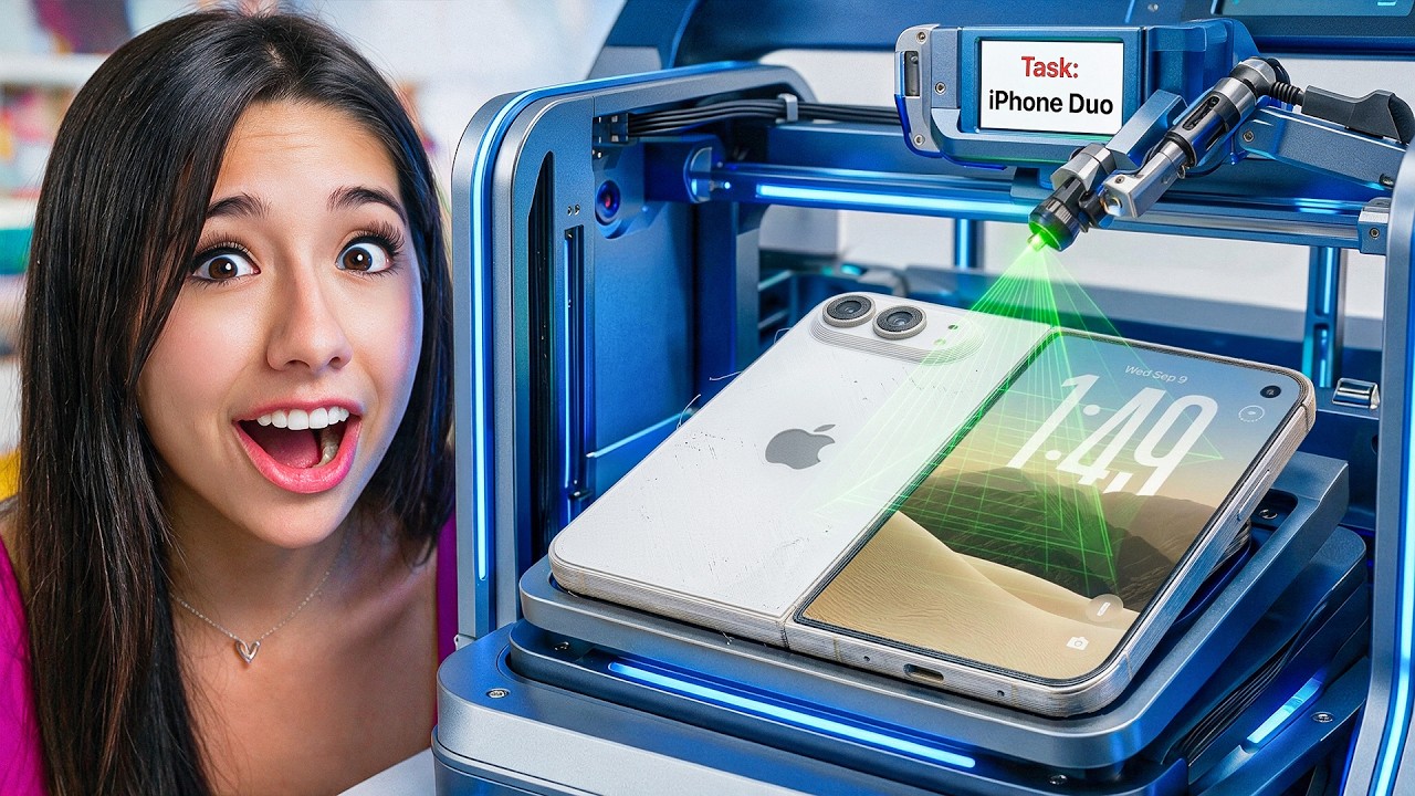 I 3D printed a foldable iPhone
