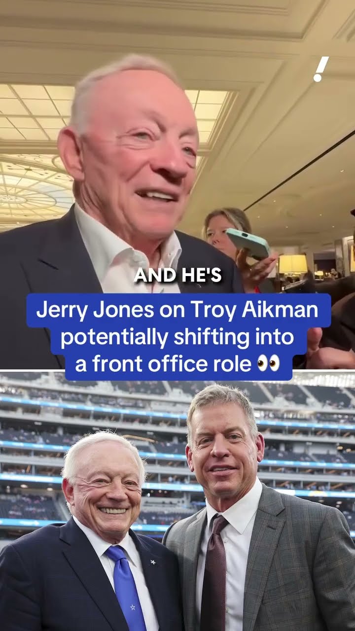 Jerry Jones on Troy Aikman's future and potential front office role
