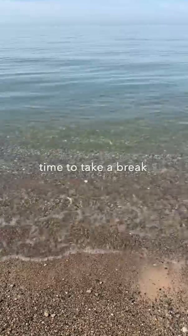 Time to take a break