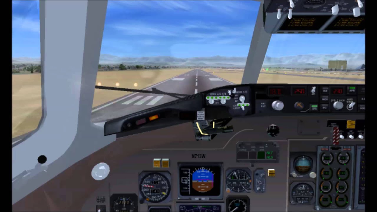 VATSIM landing with ATC | Allegiant Air MD-83 at Las Vegas (FSX)