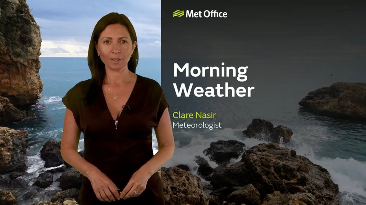 Met Office Thursday morning weather forecast 10/09/26